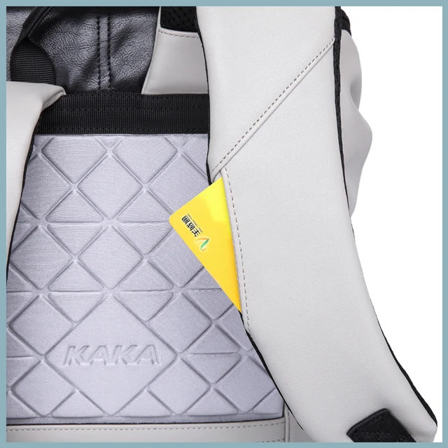 factory hot sale OEM korean outdoor mens laptop drawstring waterproof pu leather fashion school bags laptop bag backpack