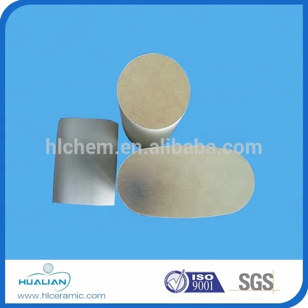 Round Honeycomb Ceramic Substrate for car engine