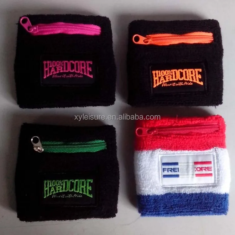 wristband wallet zipper wristband wallet pocket wristband