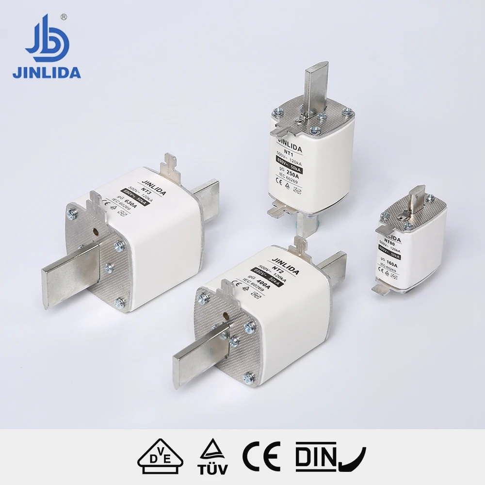  Низкое напряжение NT керамическая высокая отключающая способность скорость плавкая вставка