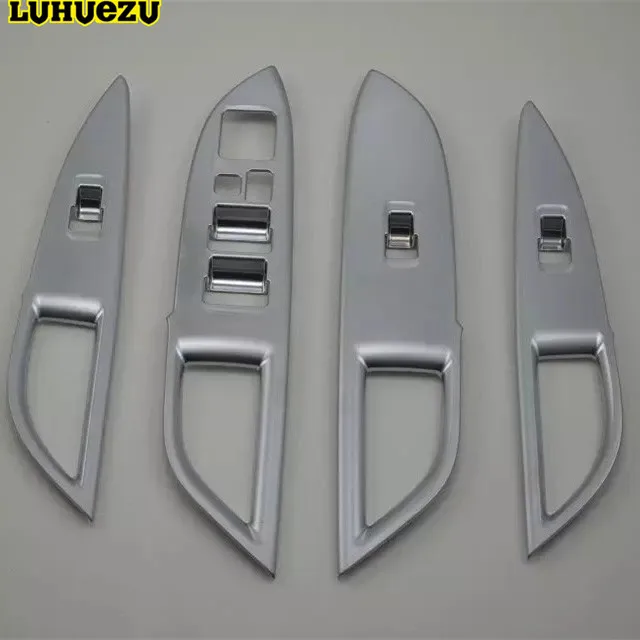 Interior moulding trim 3D Interior Car Window Lift Switch Styling Trims For Mitsubishi Outlander 2016 2017 Accessories