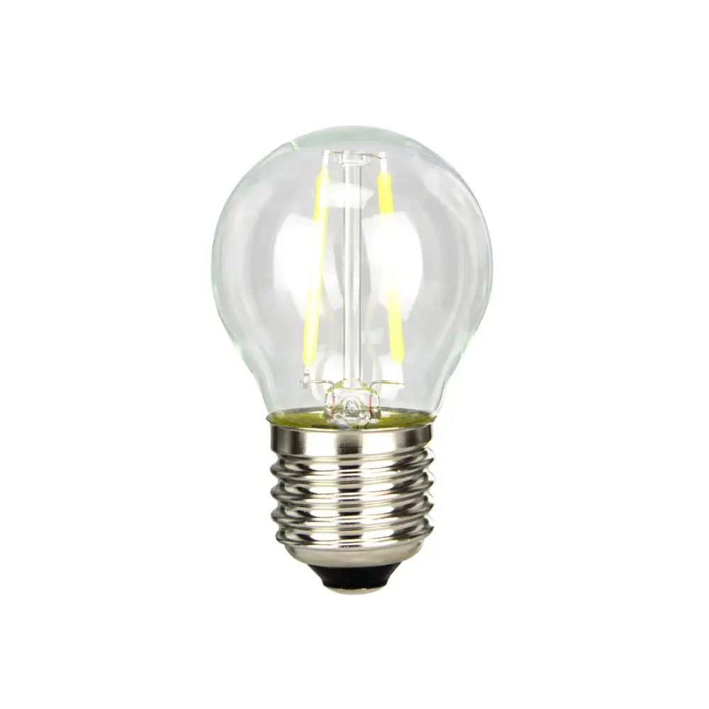 Factory wholesale high lumen home or outdoor lighting dimmable e27/e26/b22 filament lamp led light bulb