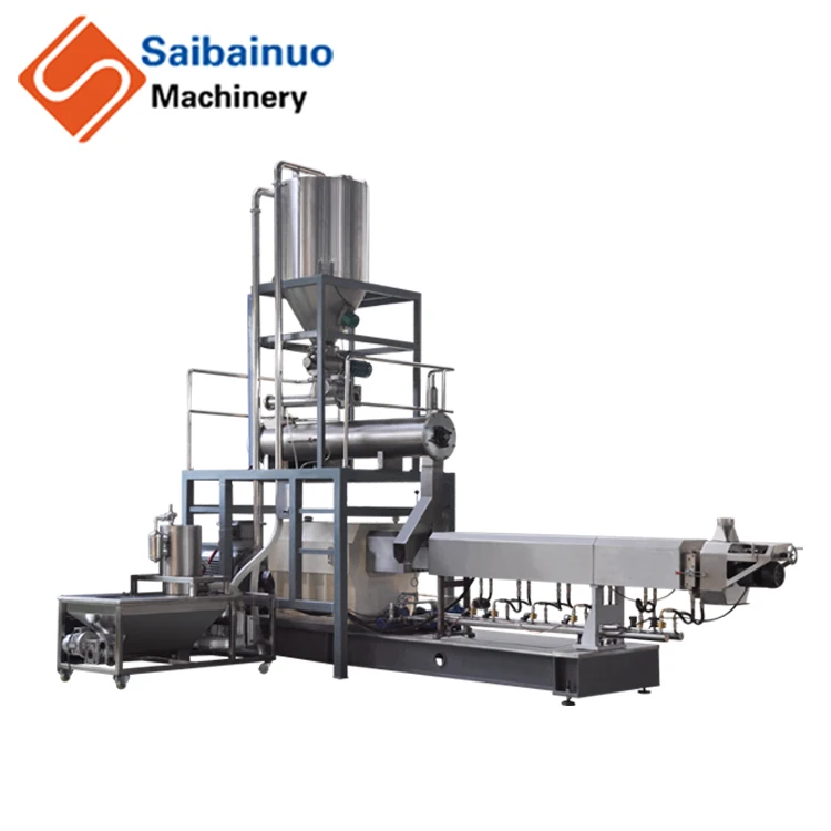 Pellet floating fish feed making machine processing line