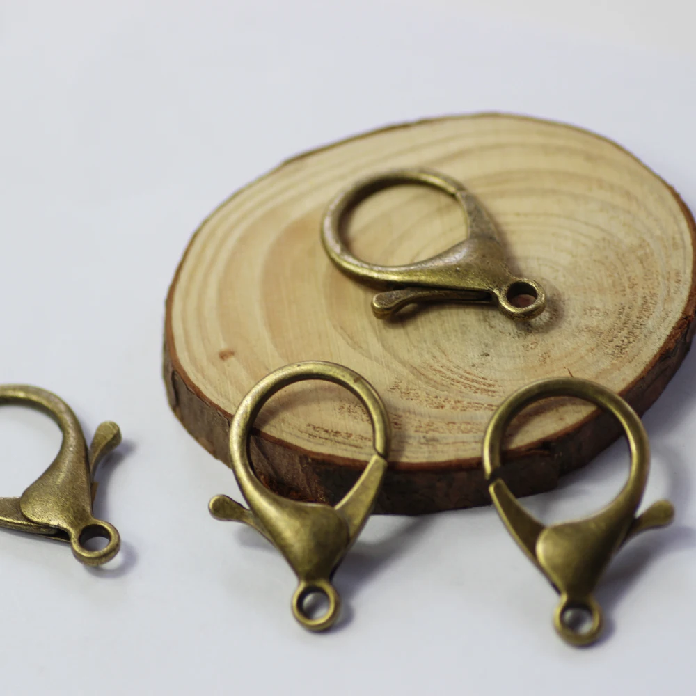 23mm Alloy Jewelry making Clasps & Hooks Alloy Electroplating Bracelet Necklace Key Ring Lobster Hooks Jewelry Finding