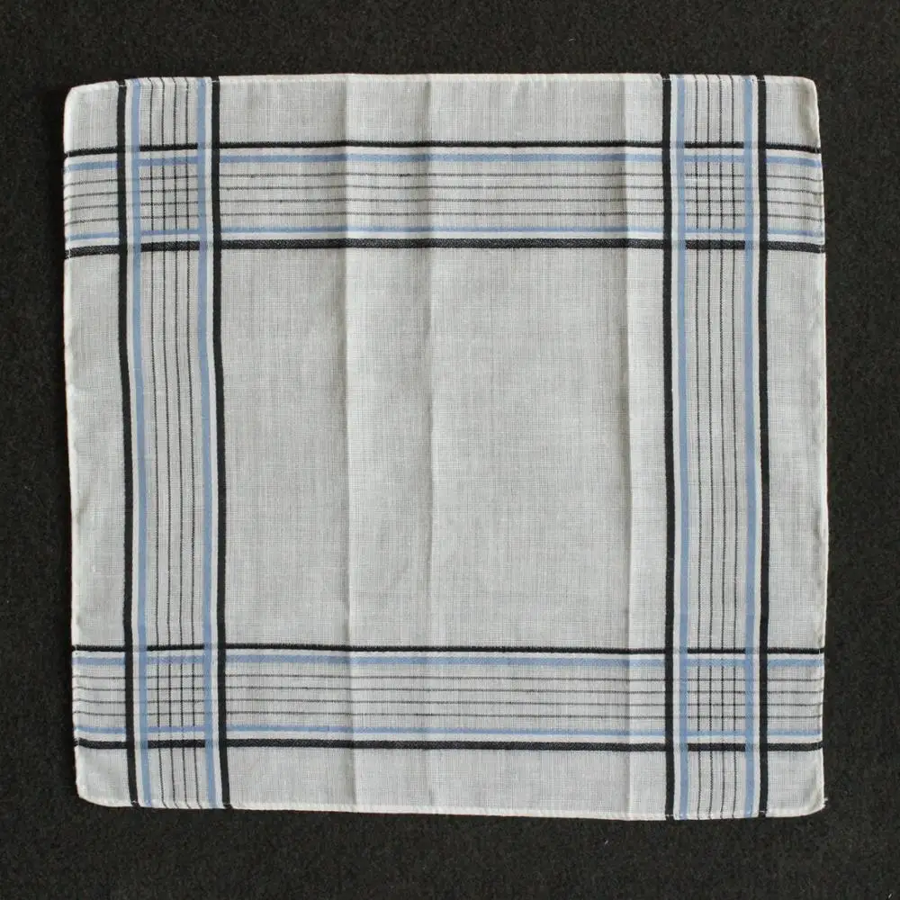 yiwu market wholesale stripe handkerchief polyester