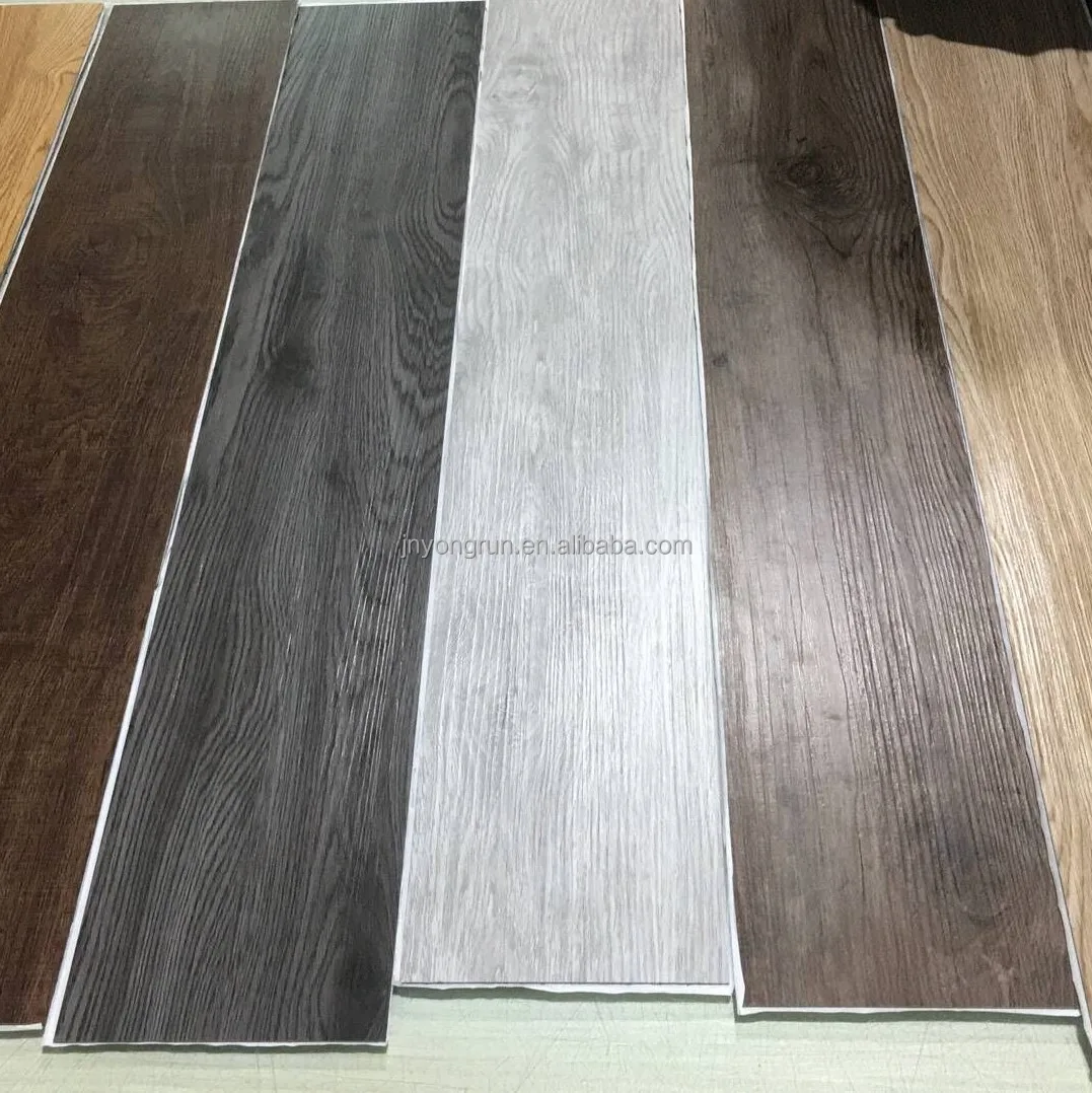 Light grey color oak engineered laminate wood flooring