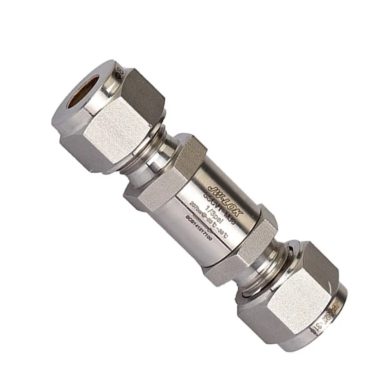 JW-LOK instrument one way check valve manufacturer