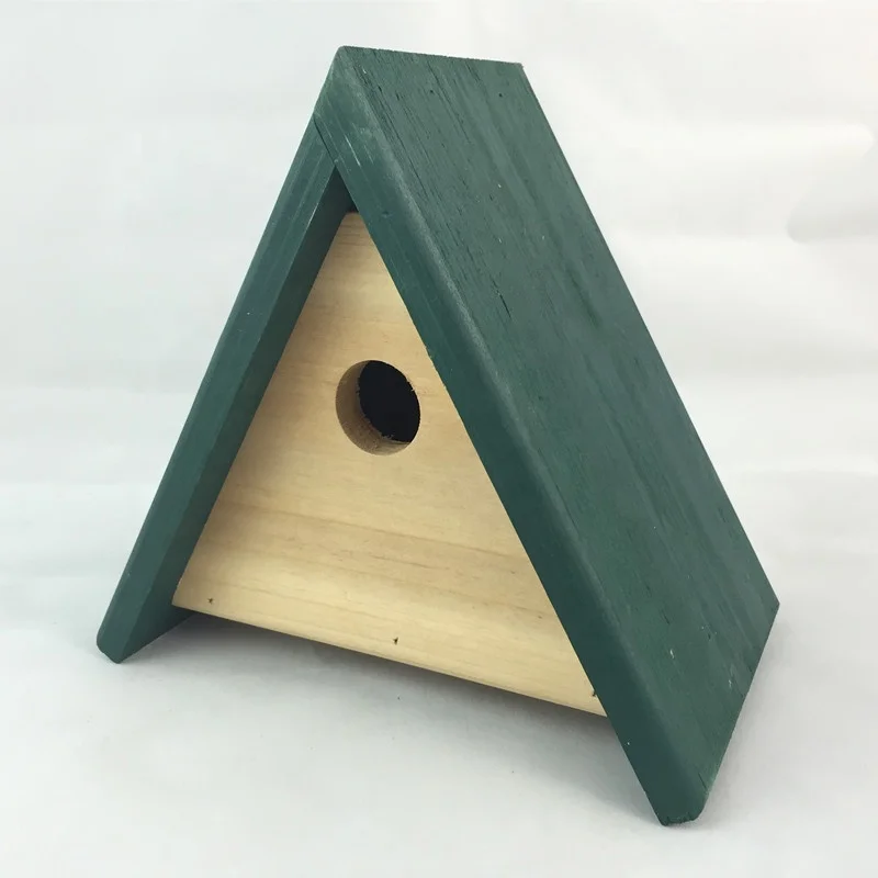 Traditional Wooden Bird Nest Box Small Wild Animal Cage For Wholesale