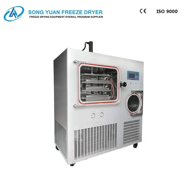 Laboratory Lyophilizer Freeze Dryer China/in-situ/Silicone oil heating/Top Press LGJ-50FY