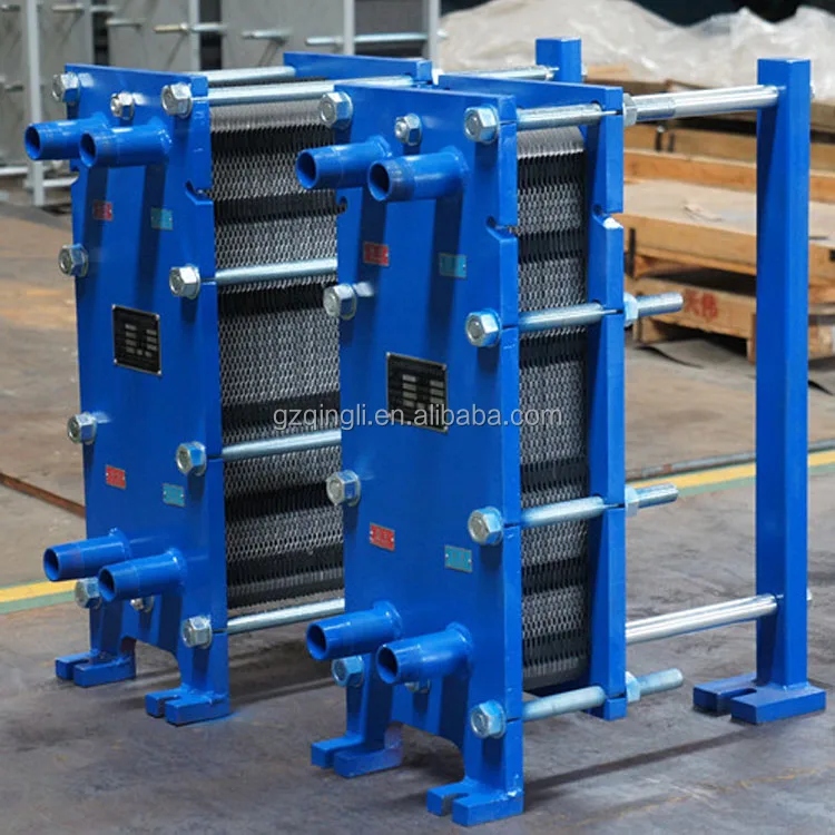 Stainless Steel Gasket Plate Heat Exchanger Cooling Chiller for Beer Plant