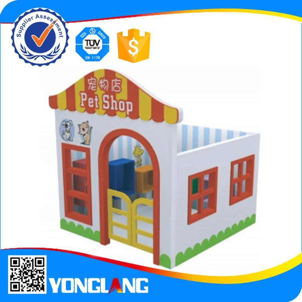 YL-FW0008 Wooden Doll House Plastic Playhouses For Toy Doll House
