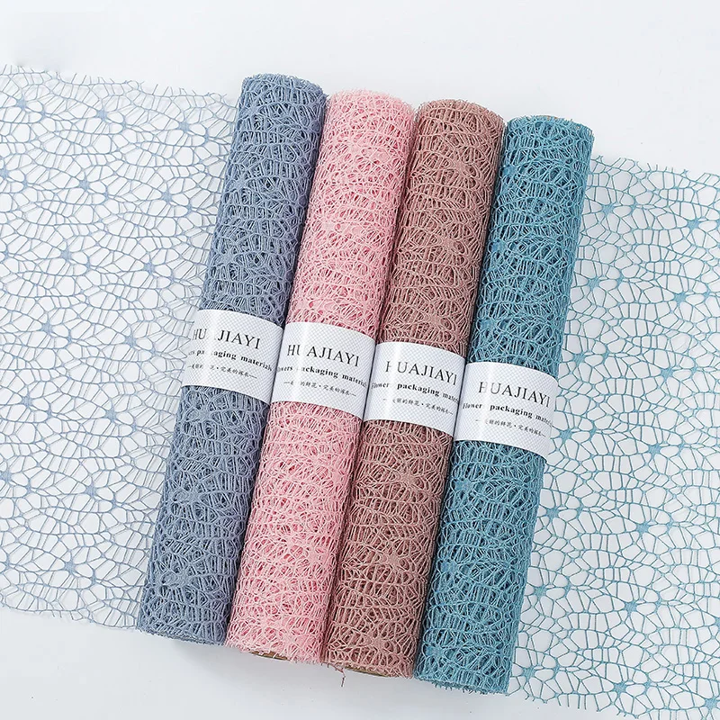 
Popular Bouquets Paper For Flower Wrapping Mesh Rolling 