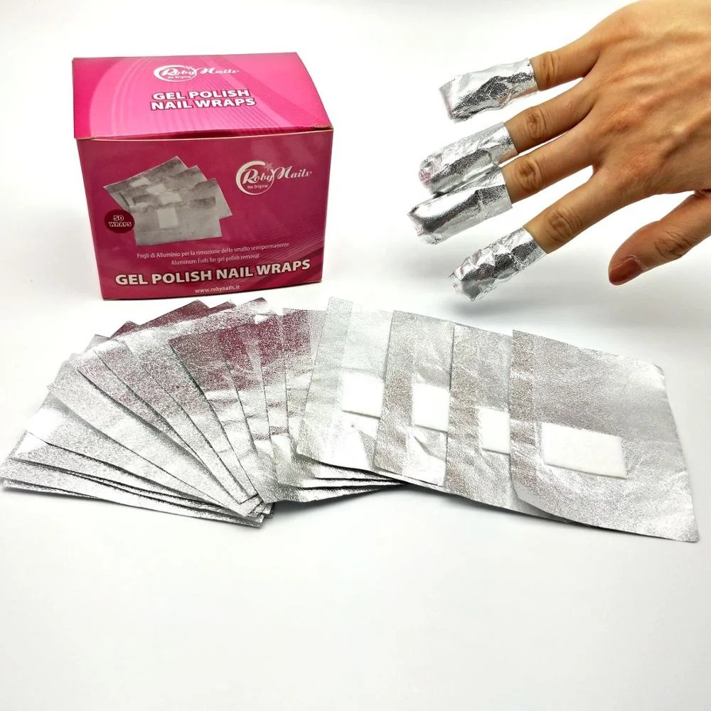 Hot Sale Gel Polish Foil Wraps, Removable Nail Foil Wraps