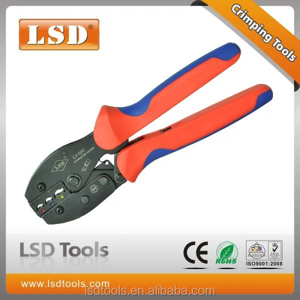 Crimper pliers tool LY-03C for crimping terminal lugs ring type 0.5~6mm2,professional network cable lugs crimping tool