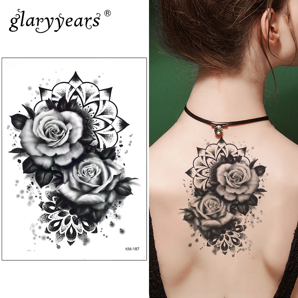 
KM182 - KM187 Large size Tattoo Sticker Temporary Tattoos Arm Body Art Tatoo Waterproof 