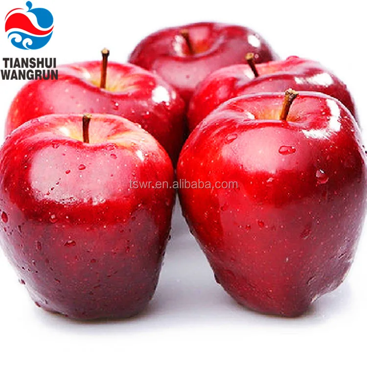 Свежие красные вкусные яблоки, свежие яблоки в китайском хуани