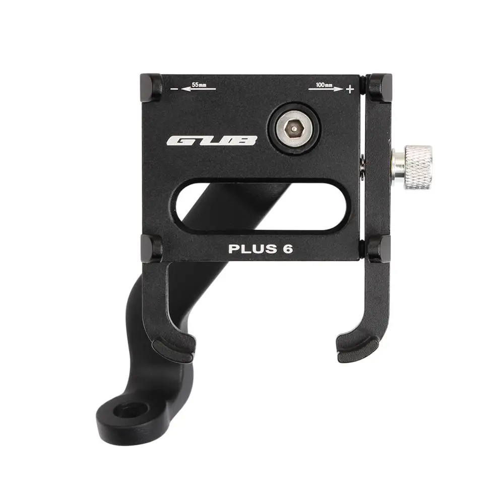 GUB PLUS6 MD Motorcycle Phone Holder Rotatable E-Bike Rear Mirror Phone Mount 55-100 mm Phone Stand Bracket For Electric Cars