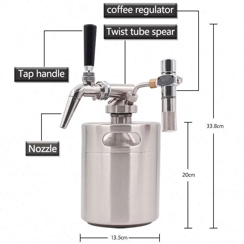 Mini factory price elegant 64oz commercial coffee maker