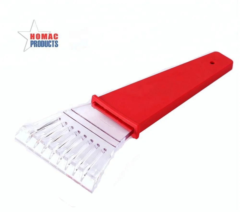plastic ice scraper with snow glove(HU-404002)