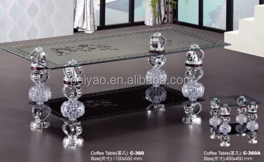Tempered Glass Coffee Table for India market