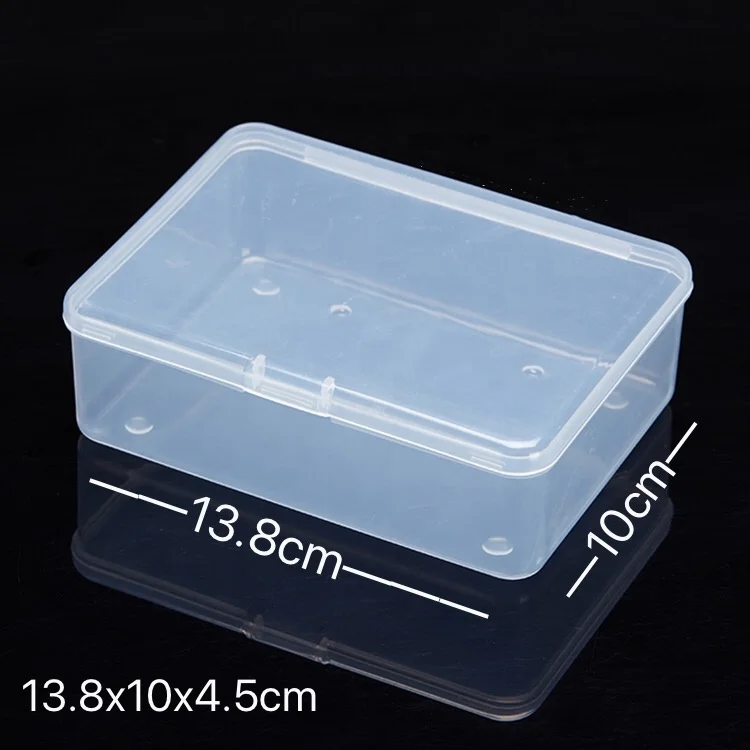 Rectangular Clear Retail Plastic Box Recycled Box Packaging