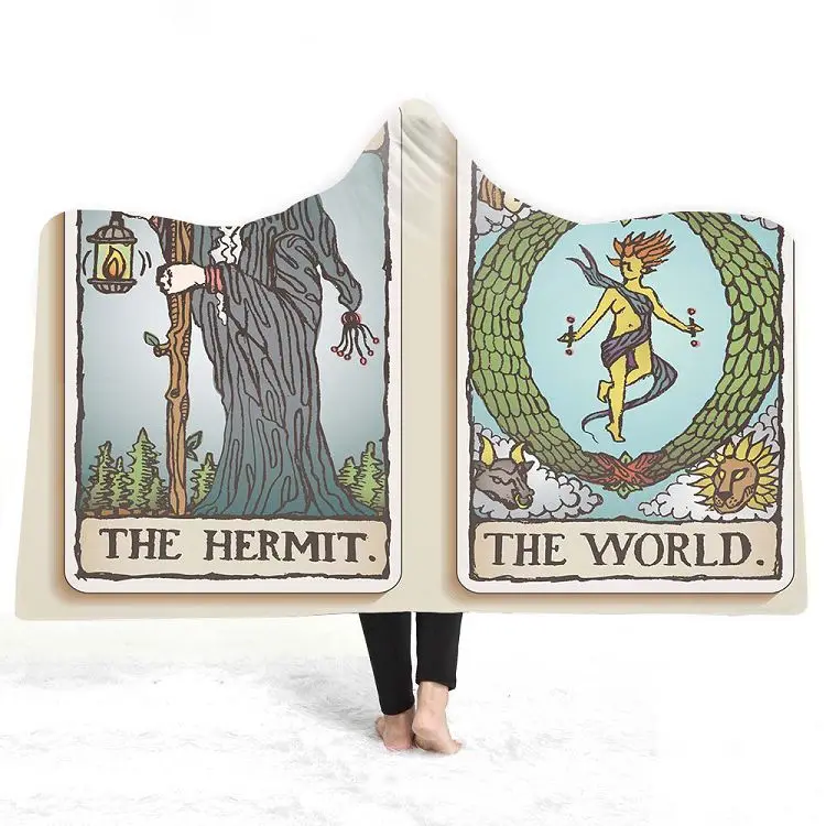 cheap winter cozy bulk wholesale sherpa and flannel fleece fabric bonded adults sherpa hooded blankets with custom logo
