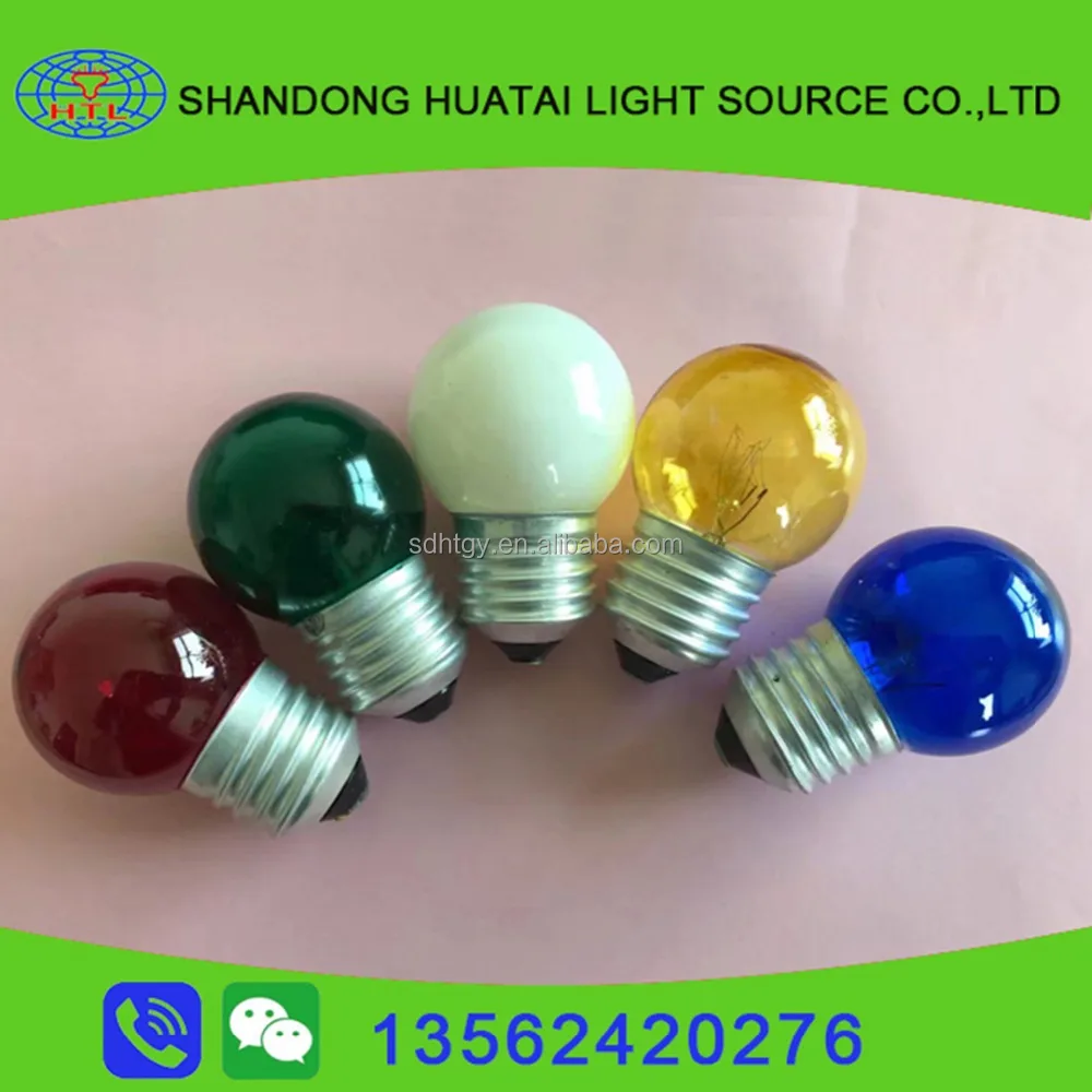 
G45 colour bulb 60W E27 incandescent bulb 
