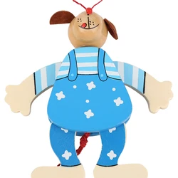 Customized High Quality Wooden String Animal Puppet Toys