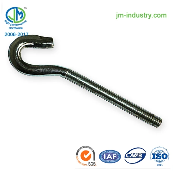 ASTM 3/4 Carbon Steel hook anchor bolts