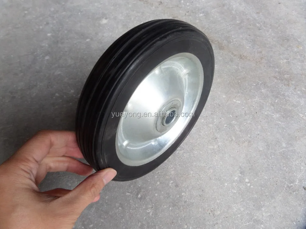 
7x1.5 solid rubber wheel, 7 inch solid wheel 