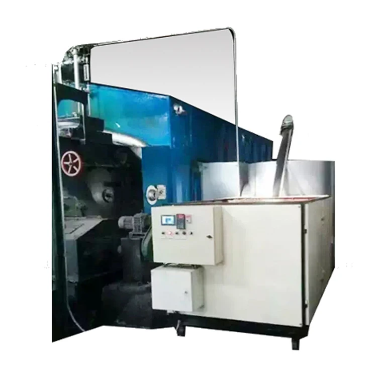 biomass wood chips/sawdust pellet burner connect with aluminum melting furnace
