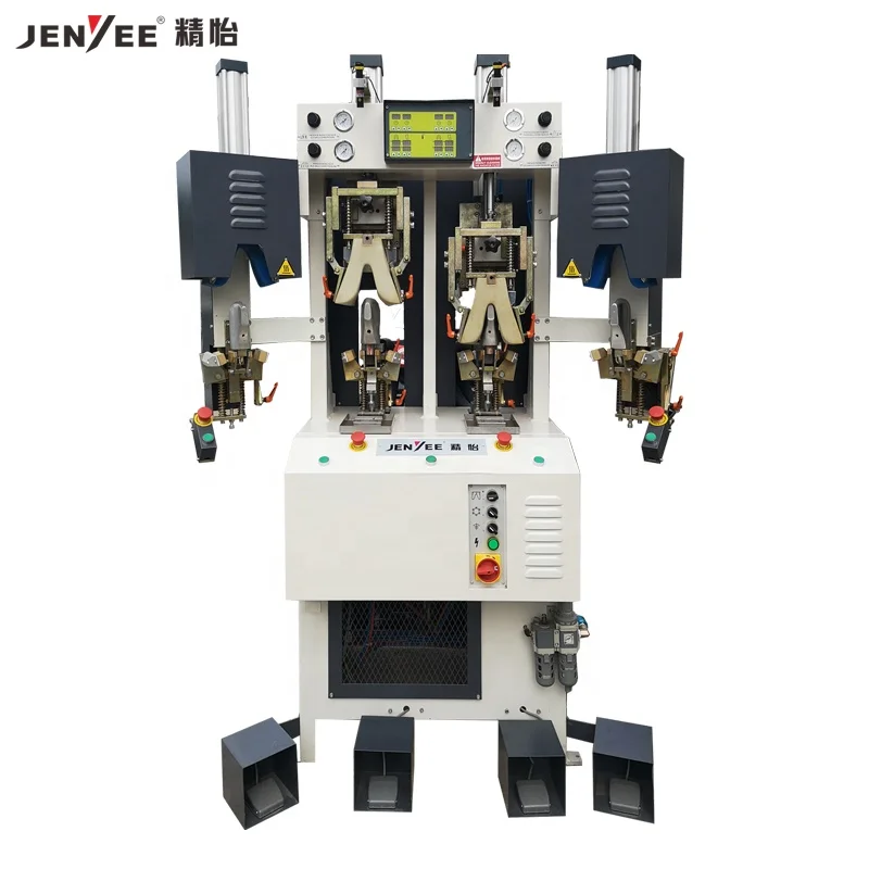 JY-866 две холодные и две Горячие задние части, формовочная машина для обуви, двойная холодная машина для настройки тепла