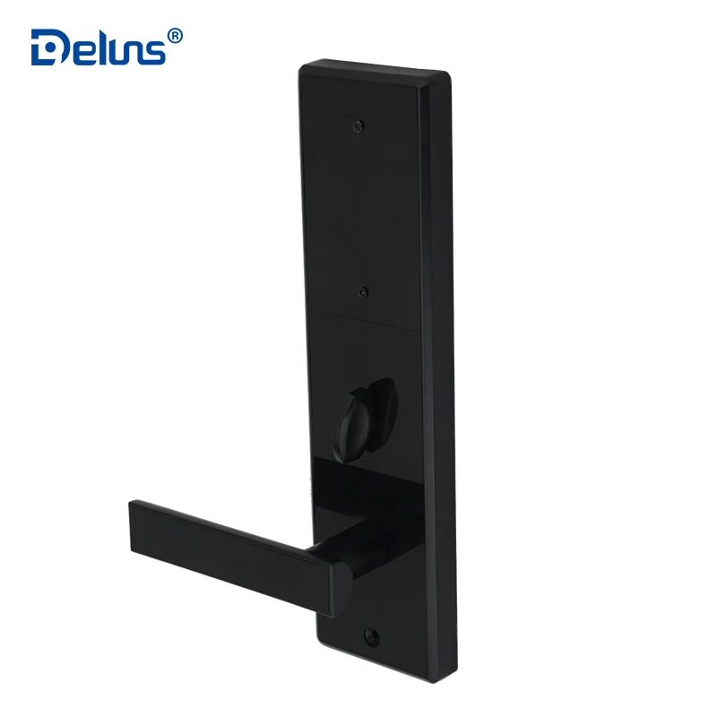 Security electronic Mifare T57 card door lock smart digital Deluns hotel lock