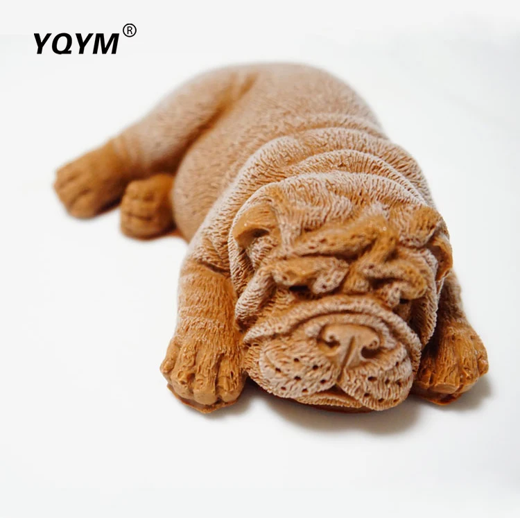 Custom Logo Different Kinds 3d animal Dog Silicone Soap Mold  Silicone Cake Baking Mold