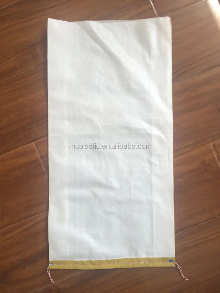plastic woven laminated wheat flour/starch packing bag 50kg