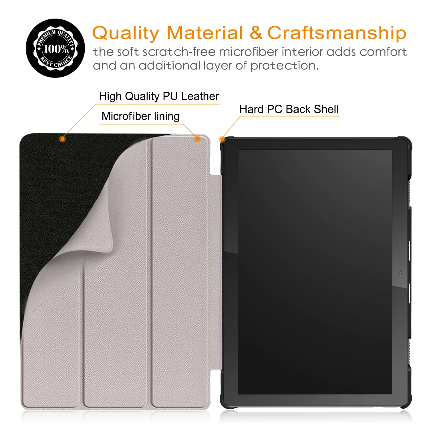 
tablet cover case for lenovo Tab M10 TB-X605F/L TB-X505F/L 10.1 inch 