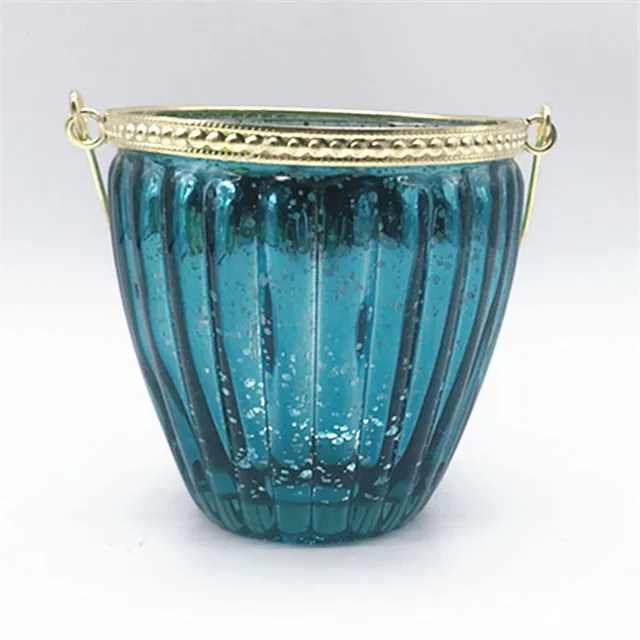 Золотой для стеклянных свечей, красивый для свечей, золотой гальванический для стеклянных свечей