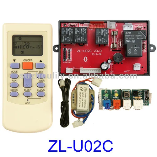 
ZL-U02C, Universal A/C Controller for Split Air conditioner, Low Cost Model, Lilytech 