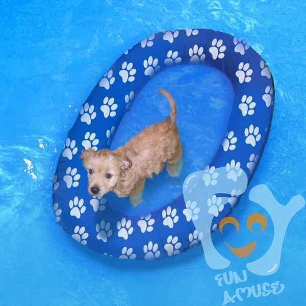 Swimming Pool Toy Inflatable Dog Pet Puppy Float Pool Float