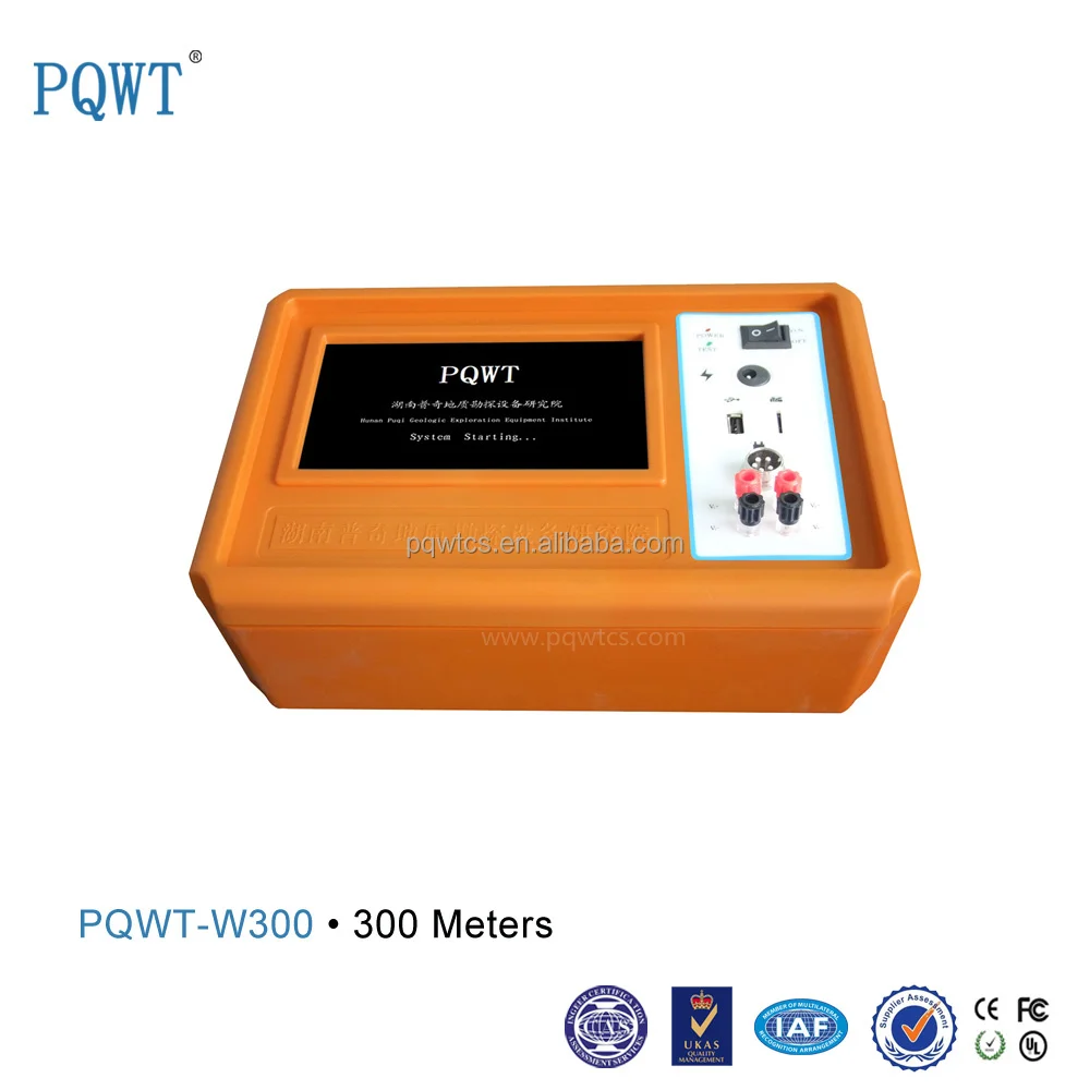 PQWT-W300 Long Range Высокая Точность Портативных Подземных Вод Детектор & Gold Mine Detector 300 М