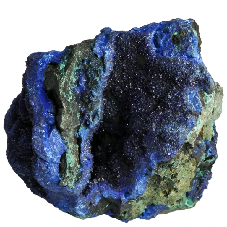 Fantastic Gem Blue Azurite Malachite Crystal  Matrix Mineral Specimen