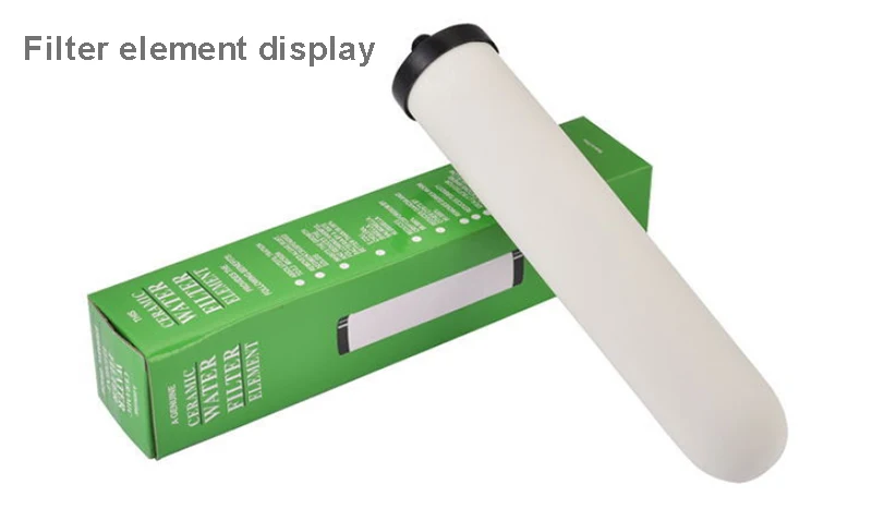 Kitchen Table Single Countertop Water Filter, household Single Desktop Water Purifier With Ceramic Filter Cartridge