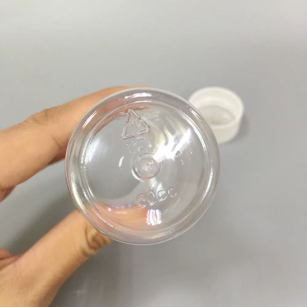 
Alibaba China Manufacturer Plastic Bottle Supplier Transparent 60ml PET Bottles 