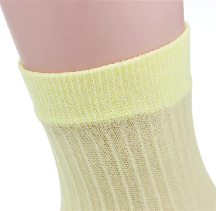 
Candy color nylon foot socks disposable socks for children 