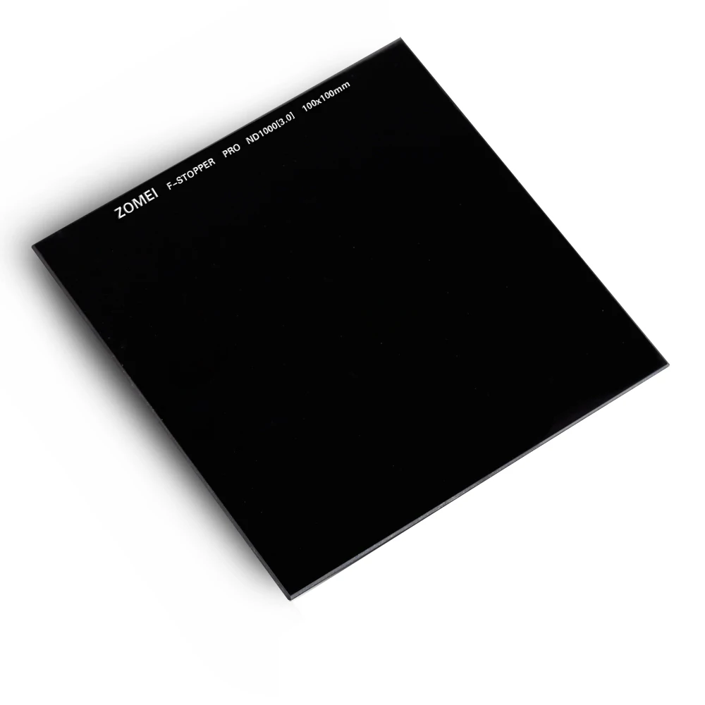 HD многослойный нейтральный фильтр для камеры ND1000 Оптическое стекло 100*100 мм