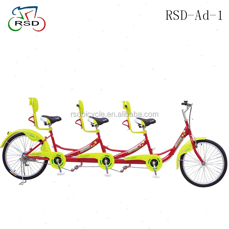 colorful triple lovely tandem cruiser child bike for sale,3 person tandem bike for child for sale,2 seater bicycles china