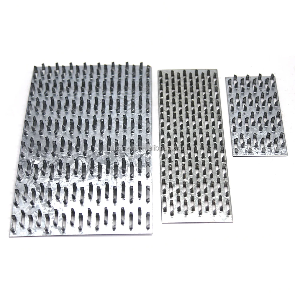 Manufactory High quality Galvanized stainless steel Wood Roof Truss Nail Plates for Roof Truss
