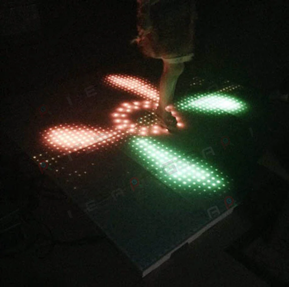 
50*50cm interactive led dance floor 