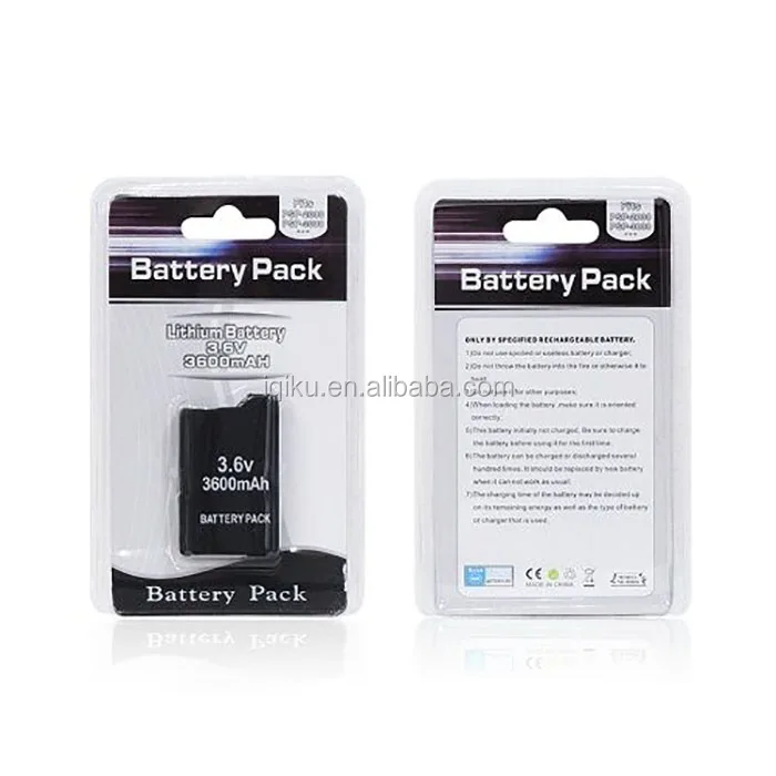 High Quality Replacement 3600mAh Lithium Battery Rechargeable Battery Pack For PSP 2000 / 3000 Controller