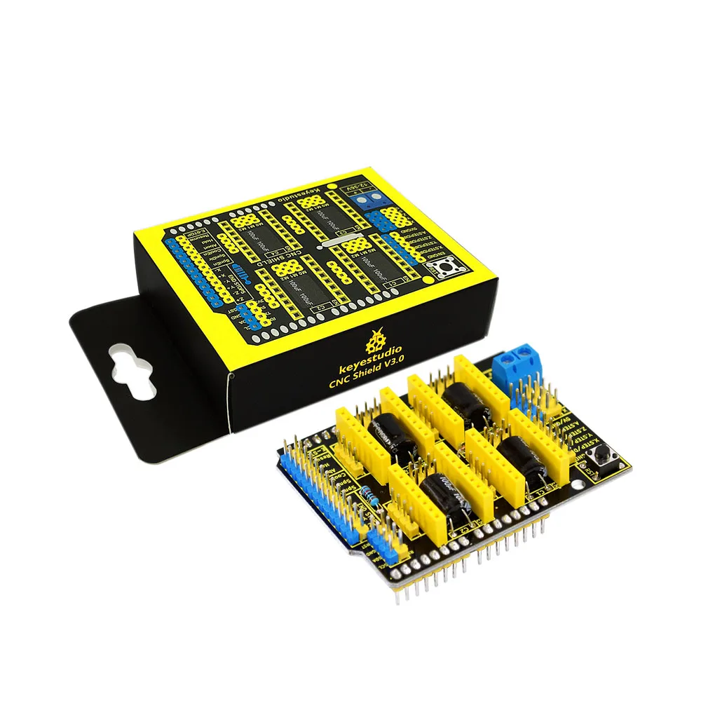 Keyestudio A4988 3D принтер Драйвер шагового двигателя с ЧПУ щит V3